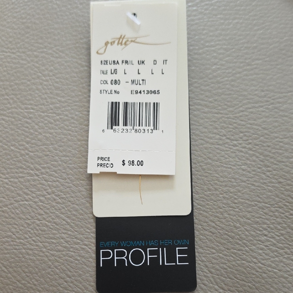 Profile by Gottex by Women's Hankerchief Hem Tunic Swimsuit Cover-up, L, NWT - Picture 2 of 16